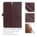 ProCase Samsung Galaxy Tab S2 9.7 Case - Leather Stand Folio Case Cover for Galaxy Tab S2 Tablet (9.7 inch, SM-T810 T815 T813) -Brown
