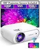 Native 1080p WiFi Projector, 8500L Movie Projector