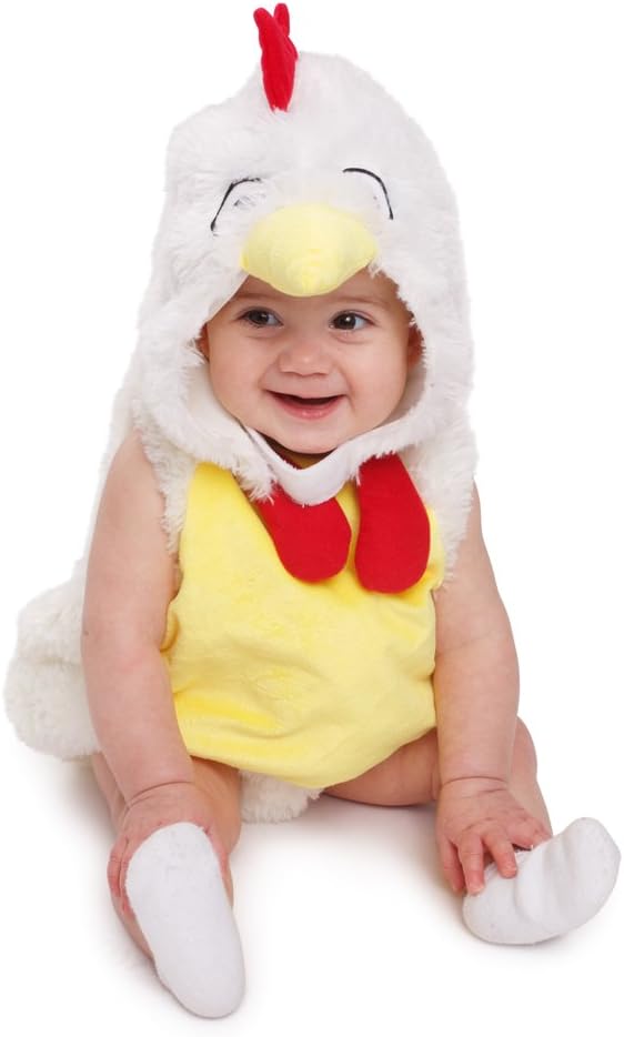 Dress-Up-America Baby Rooster Costume - Infant Halloween Chicken Costume For Girls And Boys