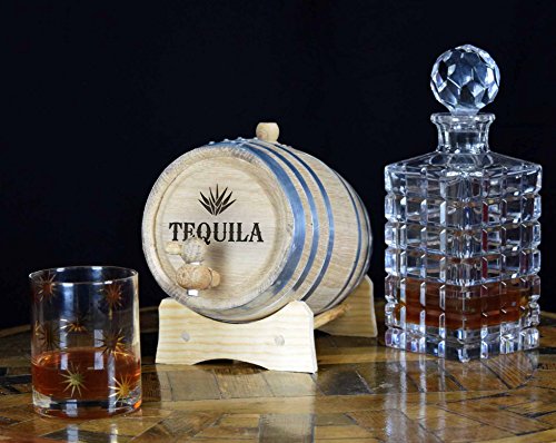 Engraved Tequila Barrel (B103) (2 Liter)