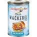 Chicken of the Sea Chub Mackerel Wild Caught, High in Omega 3 Fatty Acids, Protein & Calcium, 15 oz. Can (Pack of 24)