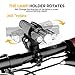 Updated 2019 Version USB Rechargeable Bike Light Set, Runtime 10+ Hours 600 Lumen Super Bright Headlight Front Lights and Back Rear LED, 4 Light Mode Fits All Bicycles, Road, Mountain