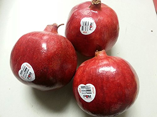 (Set of 3) Fresh Pomegranate POM Wonderful XL
