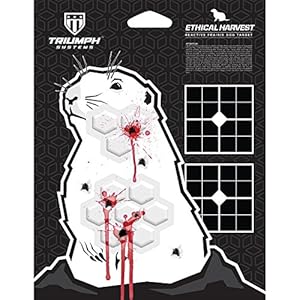 Triumph Systems Ethical Harvest Silhouette| Reactive Target | Shooting Target | Reactive Splatter Cells | Air Rifle…
