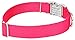 Premium Nylon Dog Collar with Metal Buckle for Small Medium Large Breeds (Large, 1 Inch, Hot Pink)