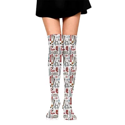 Novelty Funny Socks London,City Landmarks Sketch,socks men pack hanes