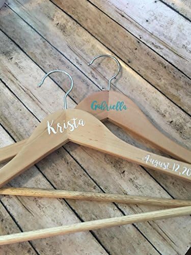 Personalized Bride and Bridesmaid Hanger Set