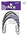 Diane Ponytail Hooks , Headband, Hair Claw, Hair Clips, Rubber Bands, Hair Styling, Hair Braid, Black, 20 Count