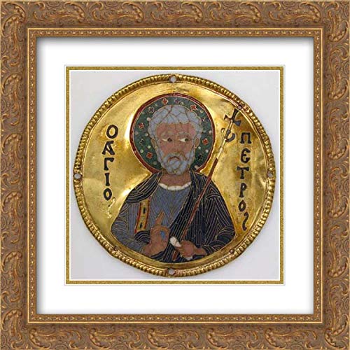 Byzantine Culture - 20x20 Gold Ornate Frame and Double Matted Museum Art by Museum Prints Titled: Me