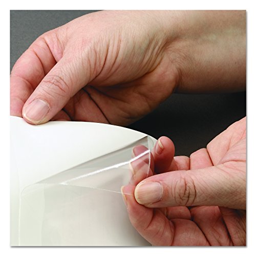 Smead Self-Adhesive Poly CD/DVD Pocket, Clear, 10 per Pack (68144) - Thumbnail 2