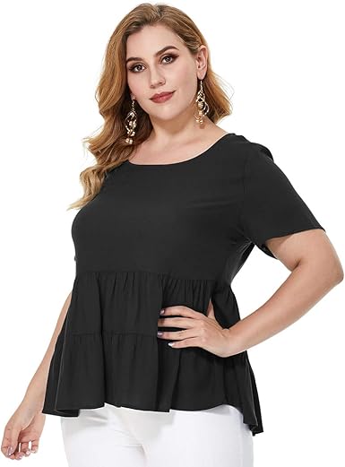 plus size peplum top amazon
