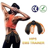 MOORAY SPORT Abs Stimulator Hips Trainer Buttock Toner EMS Electrical Abs Trainer Ab Stimulator Smart Fitness Training Gear Workout Equipment for Men Women