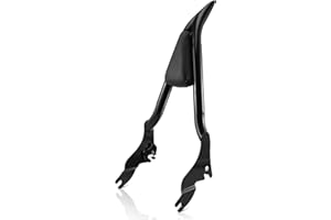 Eumti Sissy Bar For Harley Touring 28" Detachable Rear Passenger Backrest Quick Release Compatible With Road King Road Glide Street Glide Electra Glide Road King 2009-2025