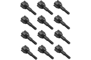 Metal Arrow Tips Archery Arrowheads Broadheads Stump Arrow Head with Storage Case 12PCS