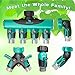 Garden Hose Splitter | Hose to Hose Arthritis Friendly Connector. A Free Add-On: 3 Rubber Washers + 12 Months of Full Guarantee. Enjoy! ...