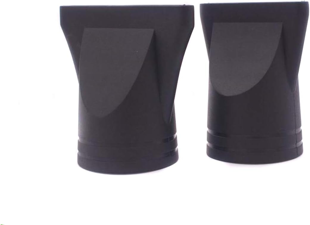 2PCS Professional Salon Hairdressing Tool Hair Dryer Nozzle Plastic Hair Dryer Nozzle Replacement Blow Flat Hairdressing Salon Styling Tool Only for Outer Diameter 4.5cm and 4.6cm