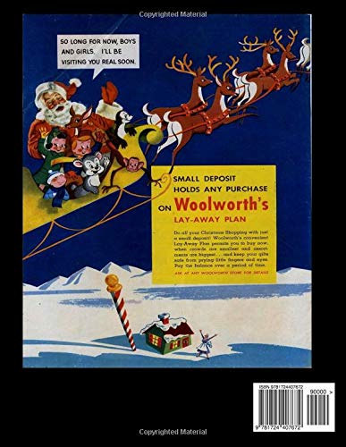 Woolworth's Happy Time Christmas Book 1952: Vintage Golden Age Comic Reprint with Santa's Candy Rocket Story