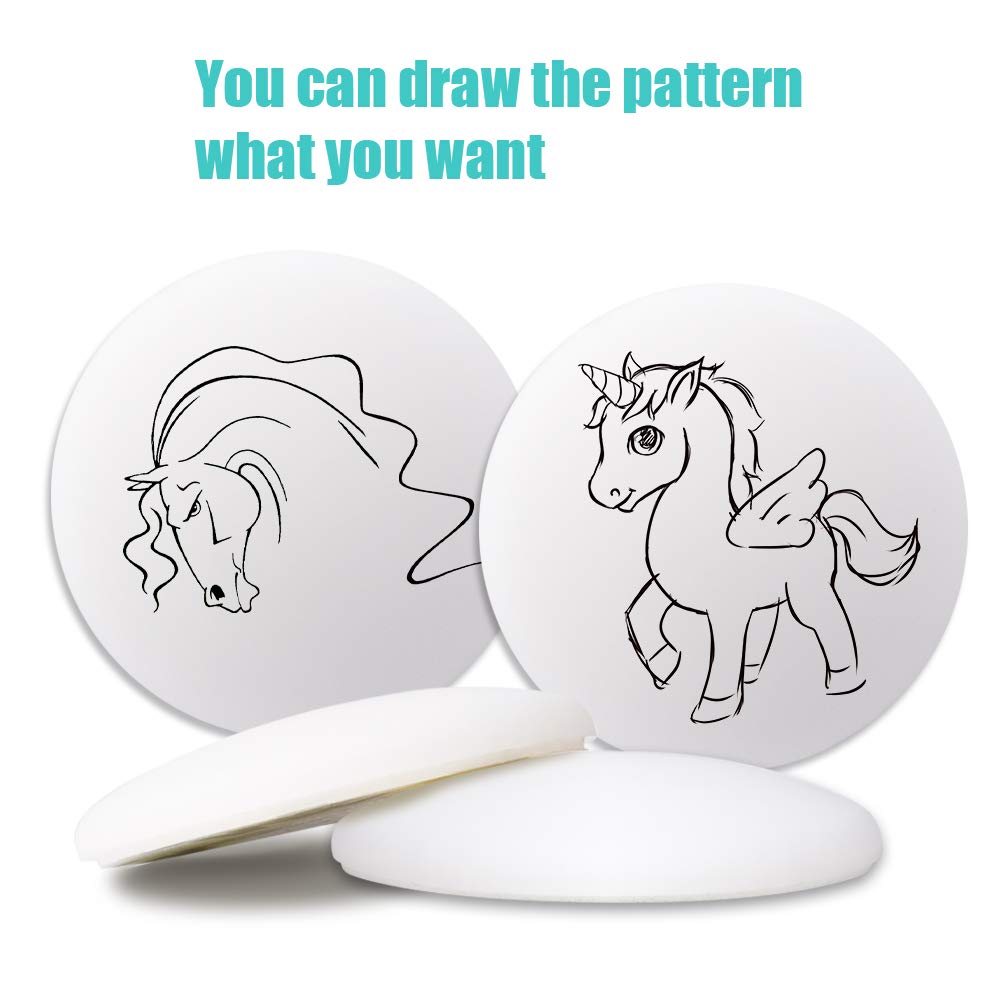 Door Stopper Wall, 10 PCS 1.57 Inch Door Bumper, Silicone Wall Protector, Door Knob Guard, Wall Protectors with Self Adhesive 3M Sticker for Protecting Wall, Doorknobs, Refrigerator Door, Cabinets