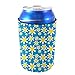Coolie Junction Flower Pattern Can Coolie Blue