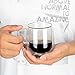 Huada Double Wall Insulated Glass Espresso Cup, 10 oz, Set of 1