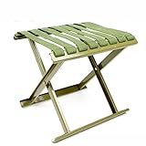 Sigmat Foldable Stool Sturdy Steel Frame Hold Up to 600 LBS Chair for Camping,Fishing,Garden,Beach and Traveling
