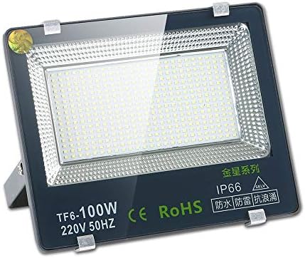LED Floodlight 100w Ultra Slim and Lightweight Design IP66 Waterproof 240v 10500LM LED Security Lights Spotlight 700W Halogen Equivalent 6000k Daylight White