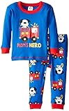 Gerber Baby Boys Firetruck Hero 2 Piece Cotton Pajama, Firetruck, 24 Months