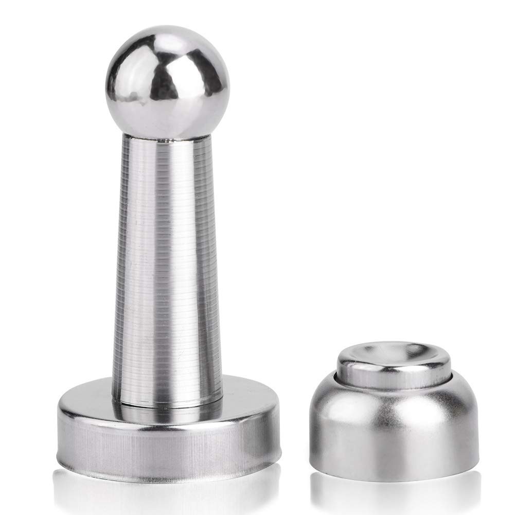 Magnetic Door Stop, Tiberham Heavy Duty Magnet Door Stopper, Wall/Floor Mounted Door Holder, Magnetic Door Catch Stopper with Mounting Screws