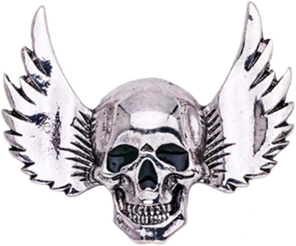 3d Winged Skull Lapel Pin Halloween Skull Pins Badge Gothic Punk