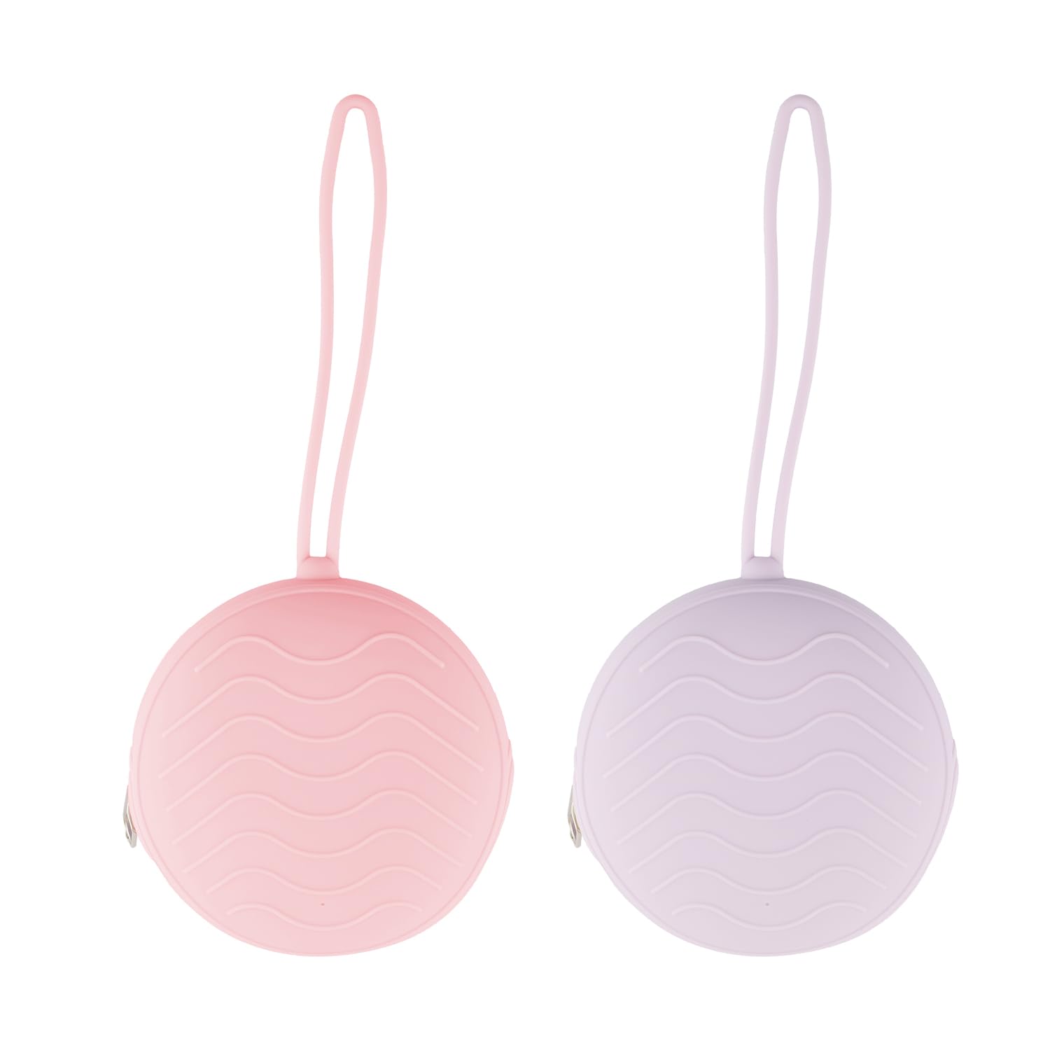 Tabanzhe 2 Pack Dummy Holder Cases with Strap,Safe Durable Pacifier Storage Container Set,Universal Portable Baby Dummy Holder Pod Box Holder Bag Accessories for Travel Home(Purple,Pink)