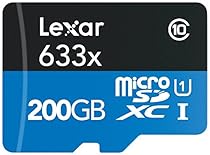 Lexar High-Performance microSDXC 633x 200GB UHS-I w/USB 3.0 Reader Flash Memory Card  - LSDMI200BBNL633R