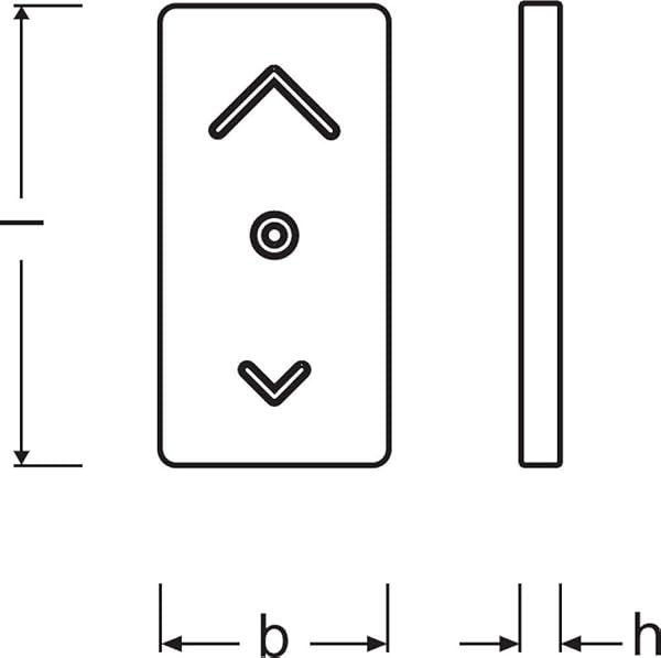 LEDVANCE Smart Mini Switch Wei ZigBee Lichtschalter Dimmer und Fernbedienung fr LED Lampen Erweiterung fr Ihr Smart Home
