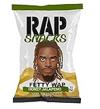 Rap Snacks Fetty Wap Honey Jalapeno Flavored Potato Chips net wt 1oz (28g)
