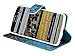 LG G Flex Case, Customerfirst Wallet Case Classic for LG G Flex - PU Leather Wallet Case Flip Stand Cover (Will Not Fit LG G Flex 2 2nd Generation) (Blossom Teal)