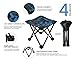 BlueStraw Portable Folding Stool Slacker Chair, Mini Ultralight Outdoor Folding Chair for Camping Fishing Travel Hiking Garden, Quickly-Fold Oxford Stool with Carry Bagthumb 3