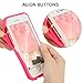 MAXCURY for iPhone 6 Plus Case, iPhone 6s Plus Case for Girls, Heavy Duty Shockproof Case for Women, Built-in Screen Protector Protective Phone Cover for 6 Plus/6s Plus (Rose/White)