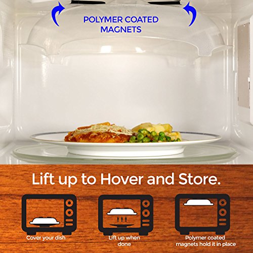 Microwave Splatter Lid Hover Cover Plate Cover with Steam