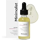 Minimalist 10% AHA BHA Exfoliant Serum | With Lactic Acid, Glycolic Acid & Salicylic Acid | Mildly Exfoliates without Drying 