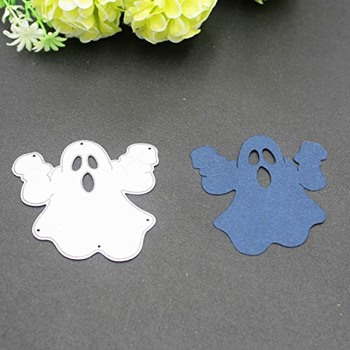 Halloween Cutting Dies, Skull Spider Web Ghost Stencil Die Cuts for Card Making DIY Craft and Gift Wrapping