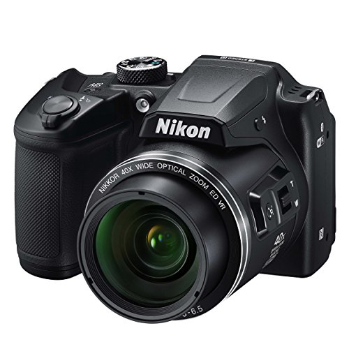 Nikon-COOLPIX-B500-16MP-40x-Optical-Zoom-Digital-Camera-Bundle-w-Batteries-Cap-Cables-and-More-Black