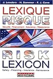 Image de Lexique Risque (French and English) (French Edition)