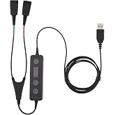 Jabra 265-09 Link 265 USB/QD Training Cable, Black