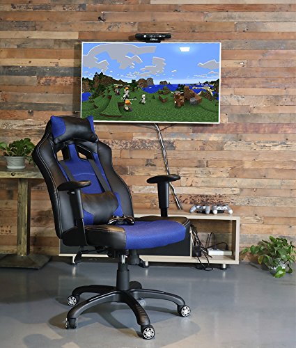 Guyou Racing Gaming Chair Ergonomic High Back Swivel Computer Office Chair With Lumbar Support and Headrest(Large, Widened)