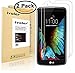 [2 Pack] iVoler [Tempered Glass] Screen Protector for LG Premier LTE / LG K10, [0.2mm Ultra Thin 9H Hardness 2.5D Round Edge] with Lifetime Replacement Warranty