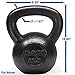 Yes4All 50 lb Kettlebell Cast Iron for Dumbbell Weights Exercises, Gym, Fitness, Full Body Workout Equipment Push up, Grip and Strength Training