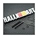 High performance parts 3D Ralliart Grill Grille Emblem Red Yellow and Silver Universal Fit All Vehicles