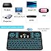 Mini Wireless Keyboard and Touchpad Mouse Combo with Colorful Backlit, Tripsky Q9 Colorful Backlit, 2.4Ghz Handle Remote for Android TV Box, PC, HTPC, IPTV, Raspberry Pi, Xbox 360, PS3, PS4 …