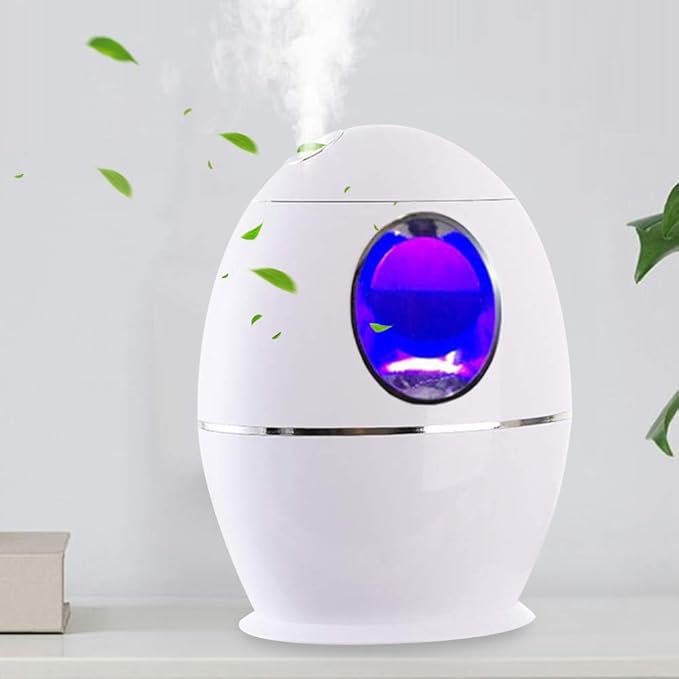 Humidifiers for Bedroom, 800ml Humidifier with Night Light, Desktop USB