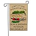 Happy Camper World Always at Home Wherever We Roam Personalized Big Travel Trailer Campsite Flag, Customize Your Way, Flag Only