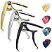 Finrezio 3 Pcs Classical Guitar Capos with 8 Pcs Guitar Picks for Acoustic Guitar (3 Colors a set)